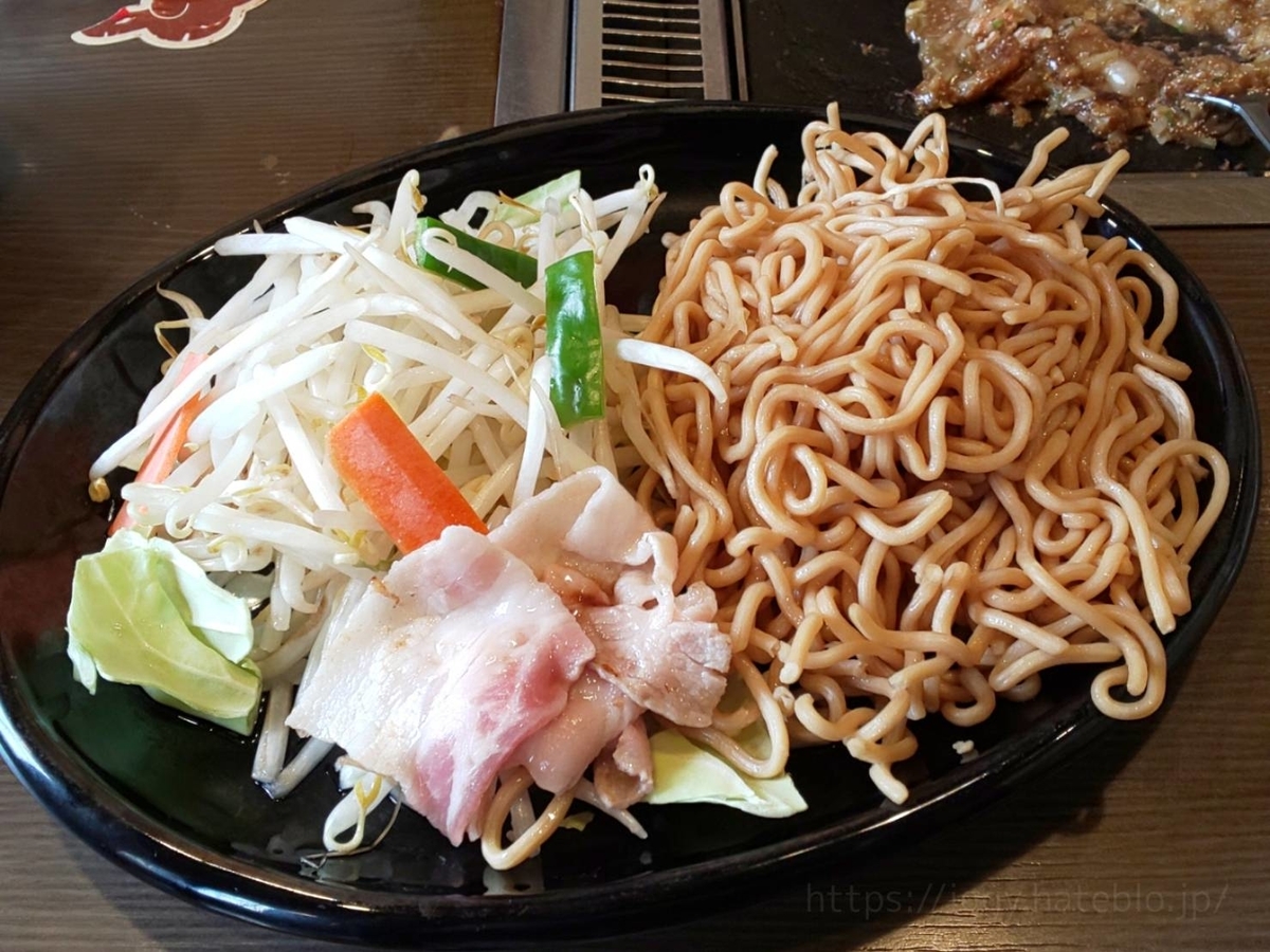 お好み焼き 道とん堀 食べ放題 豚焼きそば 口コミ レビュー