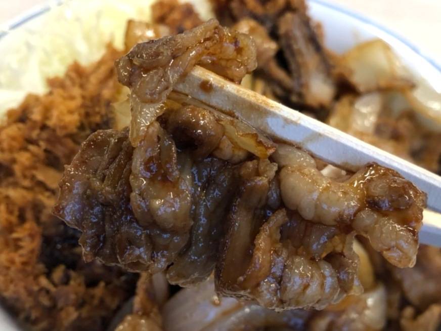 かつや 牛カツと牛焼肉の合い盛り丼 焼肉 感想 口コミ レビュー