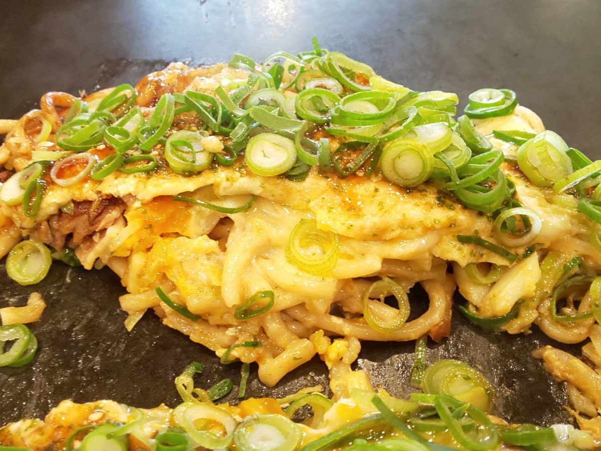 広島お好み焼 ながらや デラックスうどん 口コミ