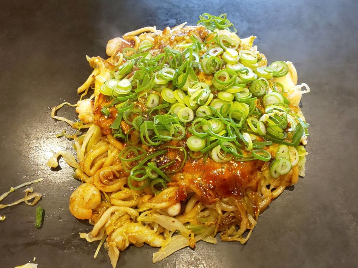 広島お好み焼 ながらや デラックスうどん レビュー