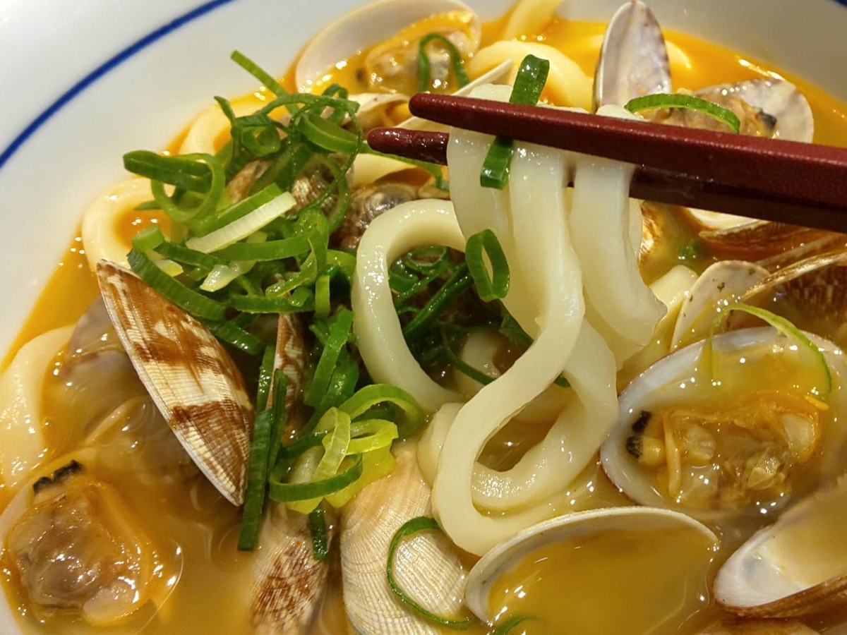 なか卯 あさりうどん まずい？美味しい 口コミ レビュー