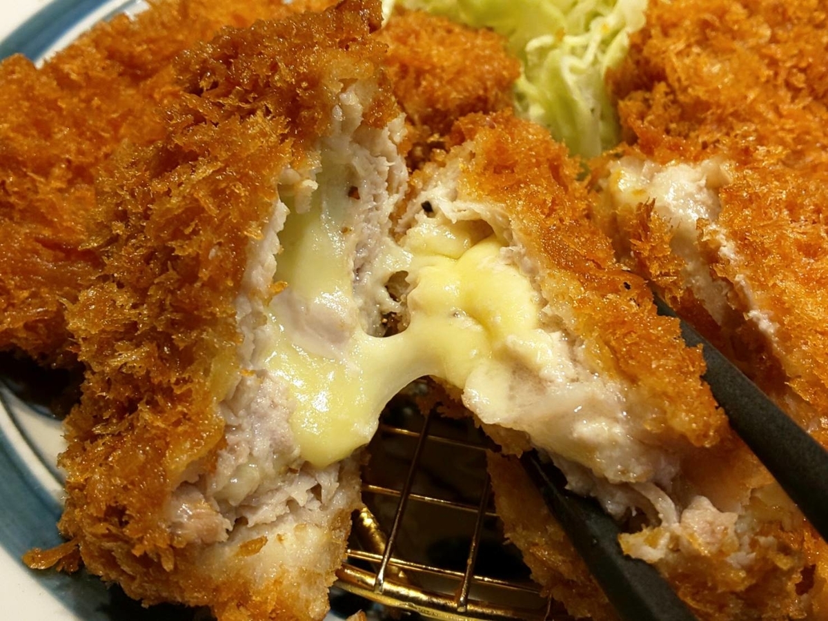 濱かつ 重ねかつととんかつ膳 チーズ 量 大きさ 口コミ レビュー