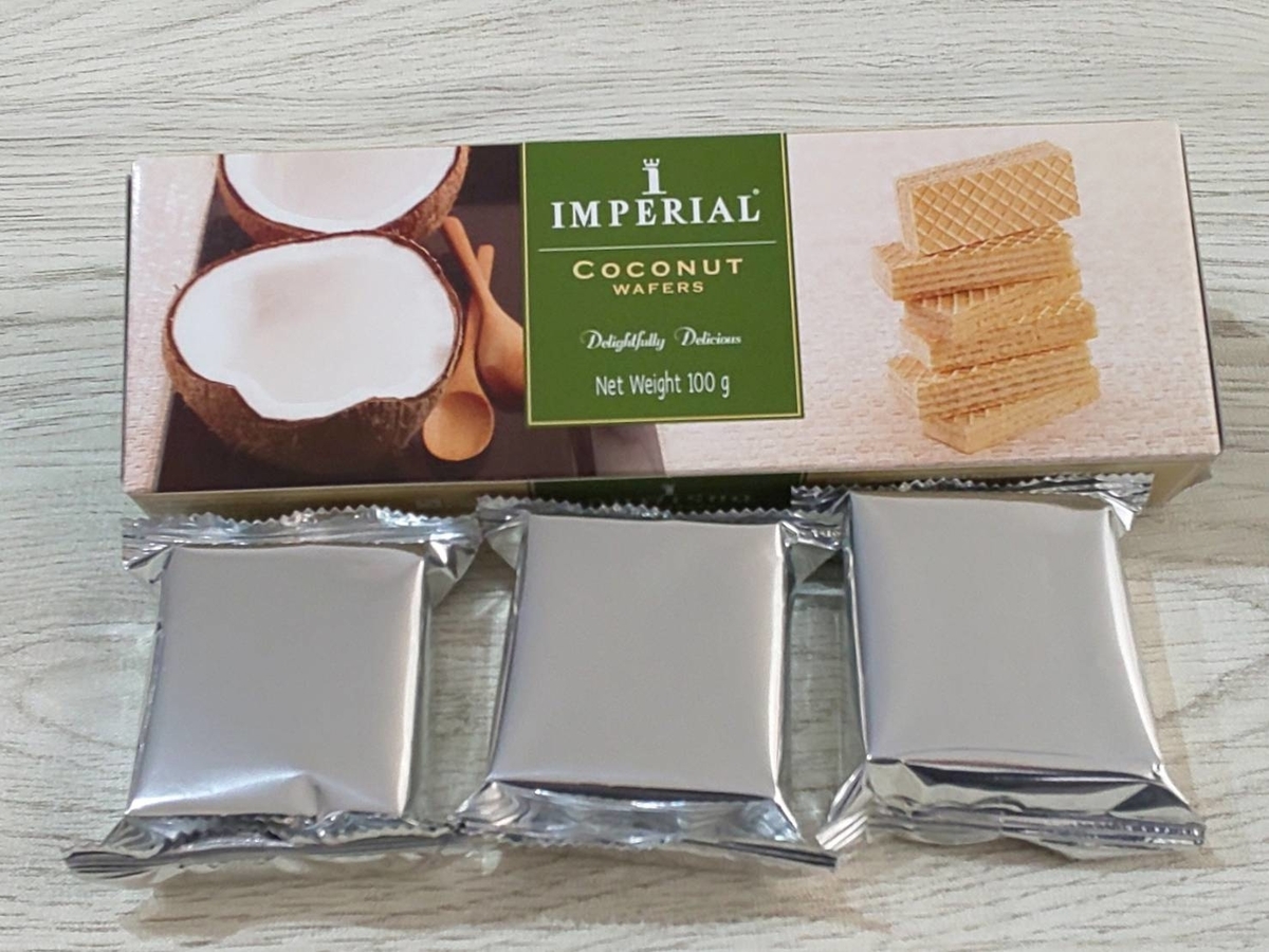 業務スーパー お菓子 ココナッツウエハース まずい?美味しい 口コミ レビュー