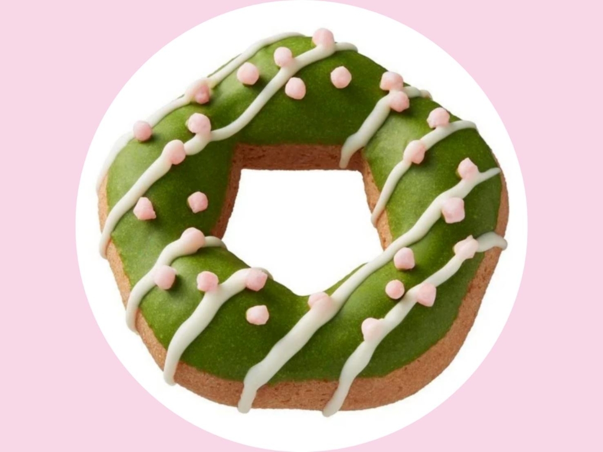 ミスド×祇園辻利 桜もちっとドーナツ 宇治抹茶チョコ カロリー 口コミ レビュー