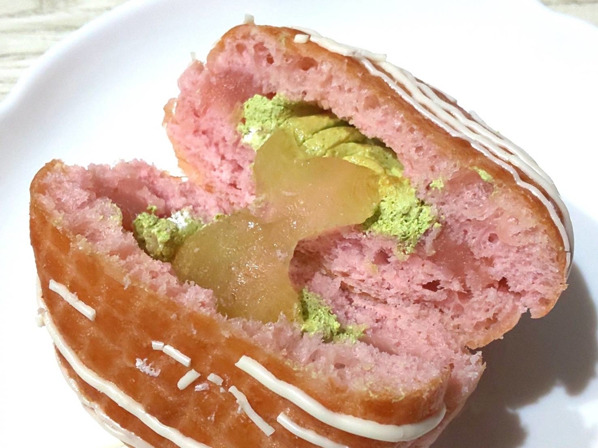 ミスド×祇園辻利 わらびもち桜あん＆宇治抹茶ホイップ 口コミ レビュー
