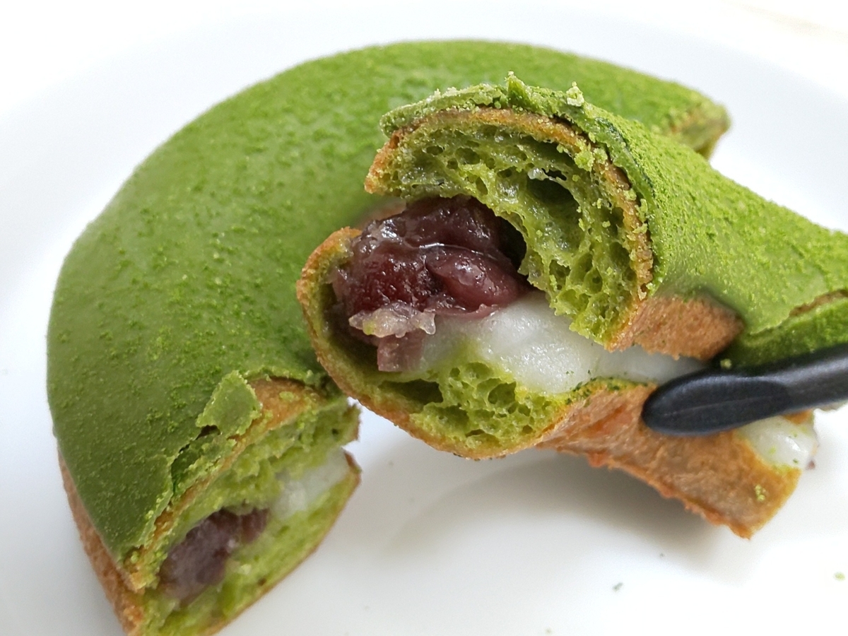 ミスド ふわもち宇治抹茶 あずきもち 口コミ レビュー つや抹茶