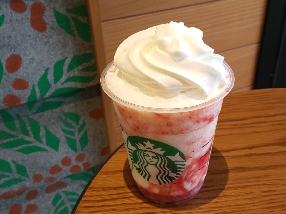 スターバックス ストロベリーフラペチーノ カロリー 口コミ レビュー