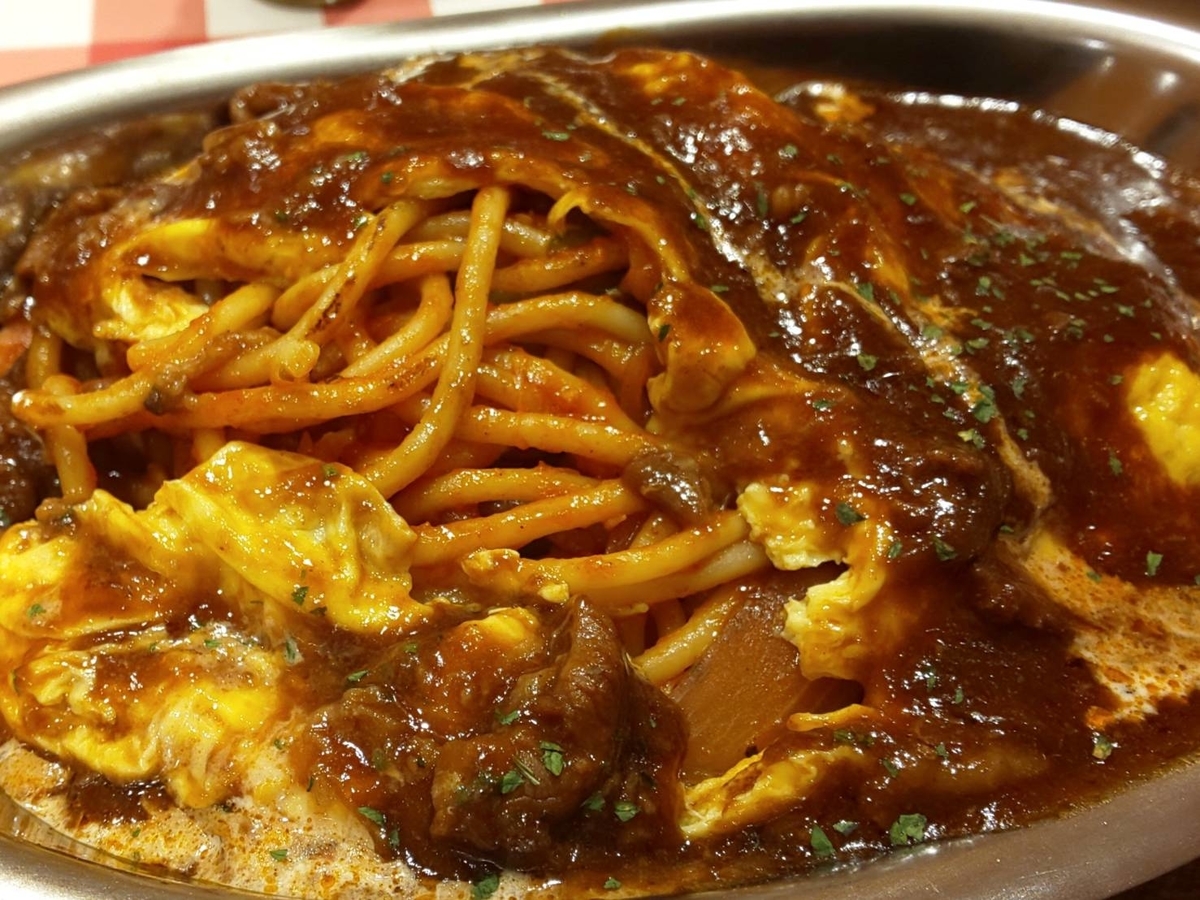 スパゲッティーのパンチョ オムナポ 具材 口コミ レビュー 評価