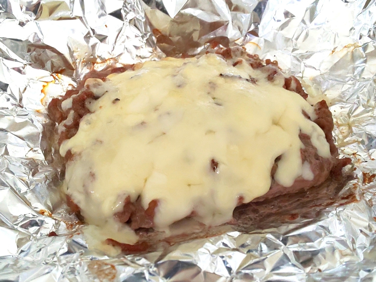 ひき肉 そのまま やけくそハンバーグ チーズ 家事ヤロウ