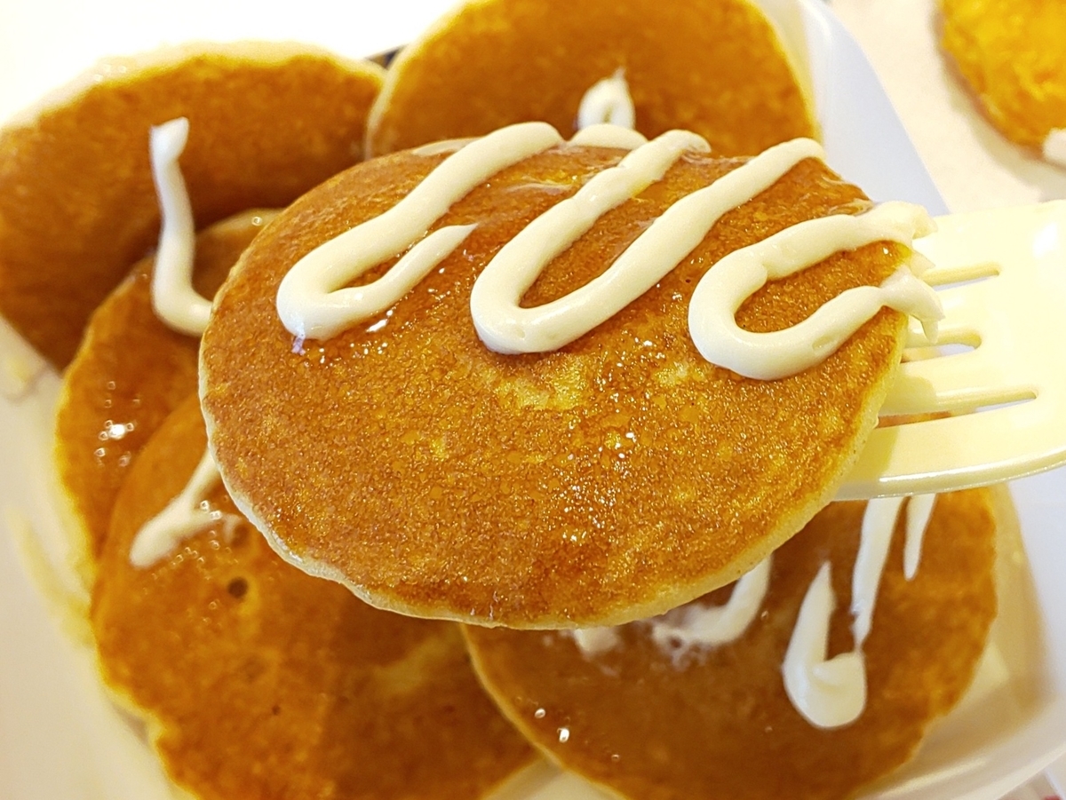 ハッピーセット プチパンケーキ りんごソース クリーム 少ない 口コミ レビュー