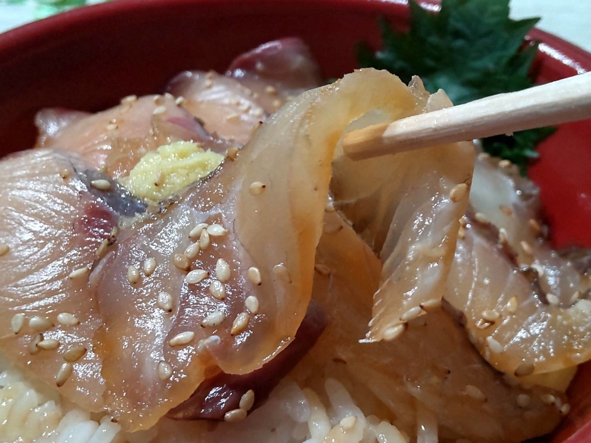 はま寿司 テイクアウトメニュー画像 はまちまだい漁師漬け丼 口コミ レビュー