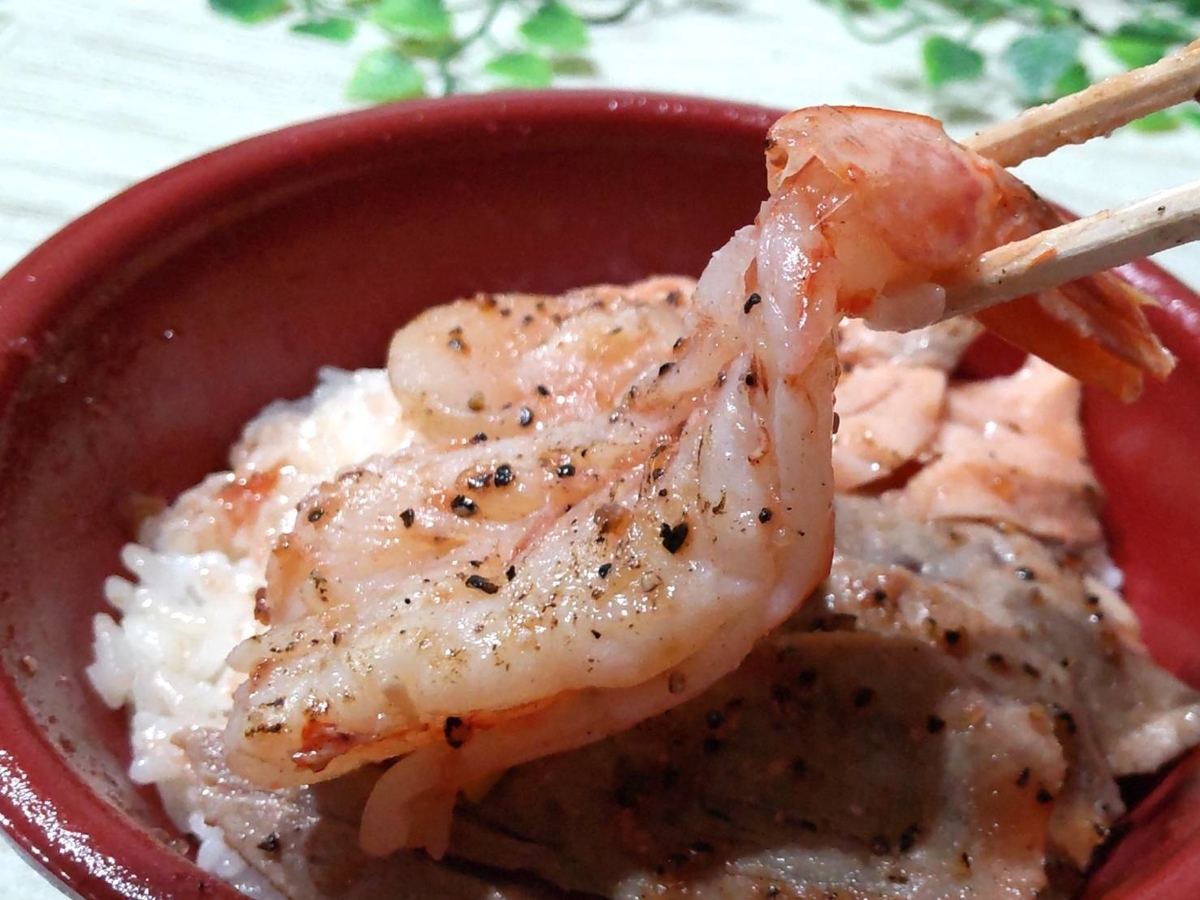 はま寿司 テイクアウトメニュー画像 海鮮レアステーキ丼 赤えび炙り 口コミ レビュー