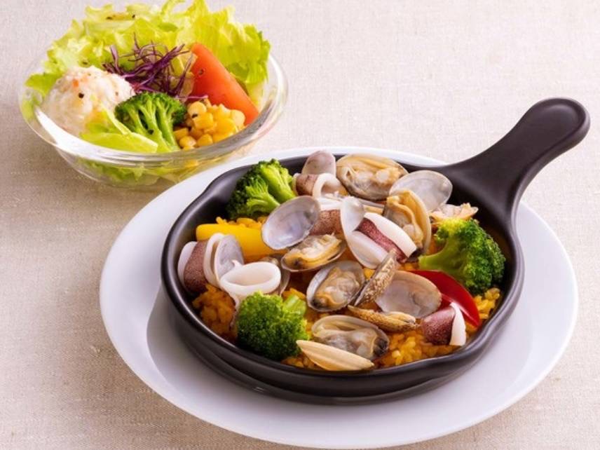 ジョイフル 魚介のパエリアセット 値段 口コミ
