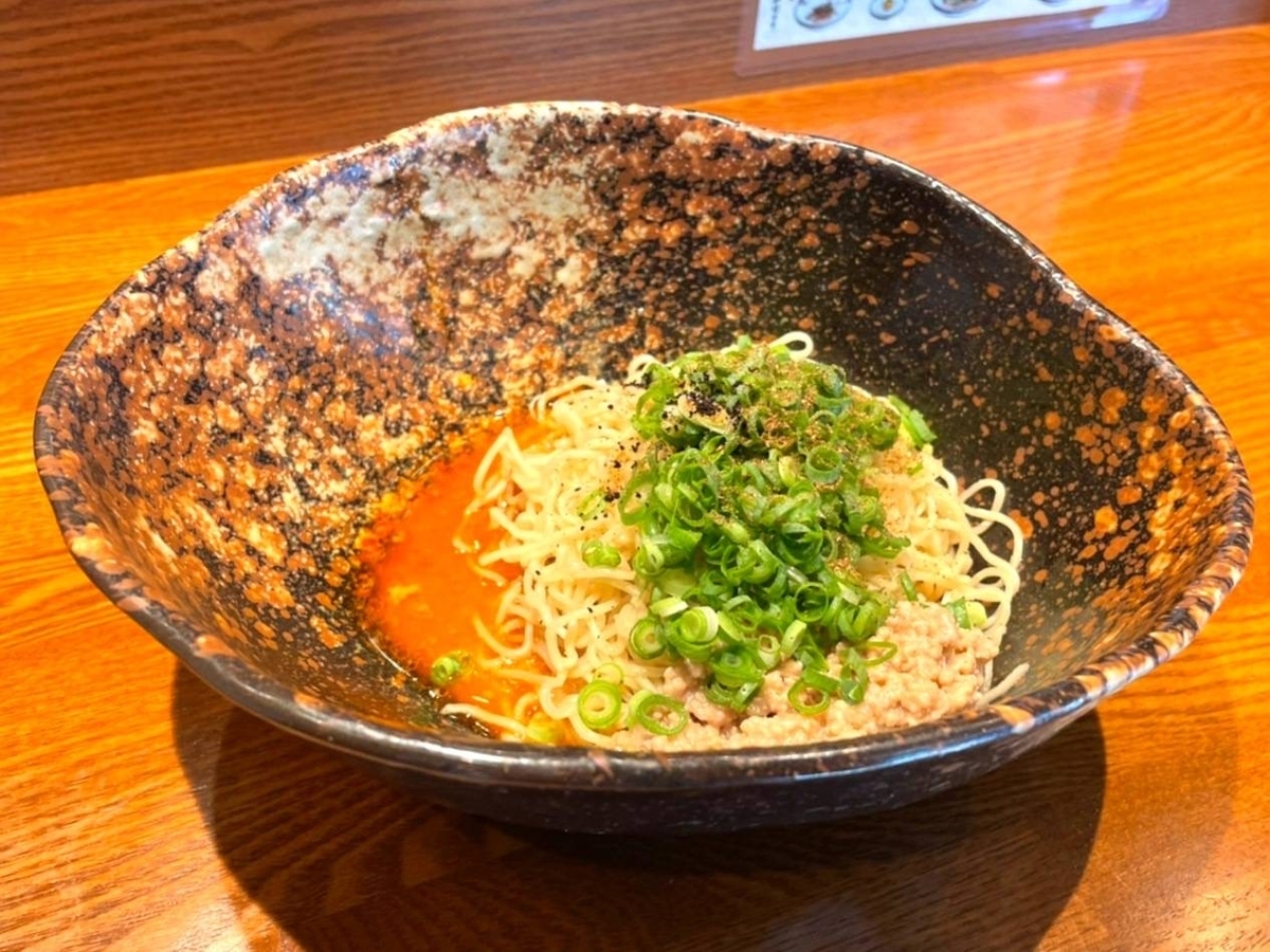 キング軒福岡天神店 レビュー メニュー 汁なし担担麺 辛さ 口コミ
