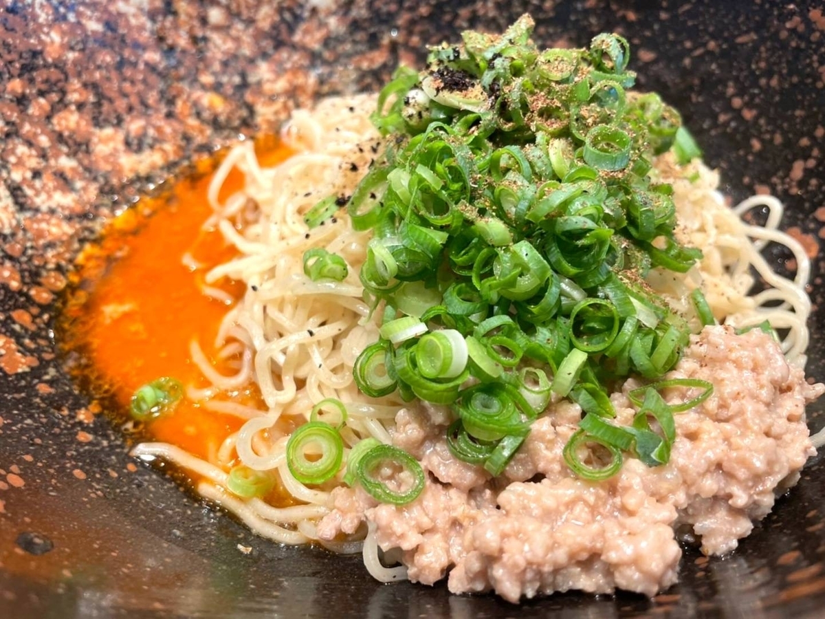 キング軒 福岡天神店 レビュー メニュー 口コミ 汁なし担担麺