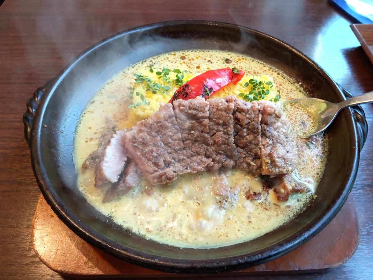 Rスリランカ 人気メニュー 豚肩ロースステーキカレー 口コミ 評判