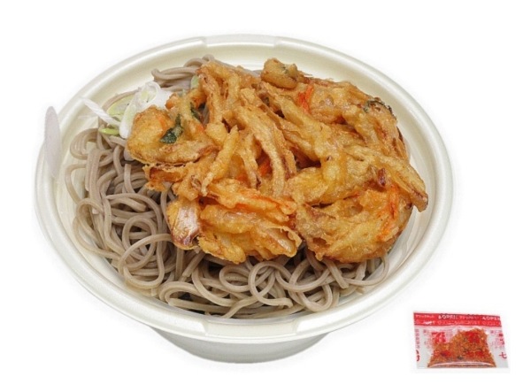 セブンイレブン 麺 人気ランキング コシと風味のかき揚げ二八そば 値段 口コミ