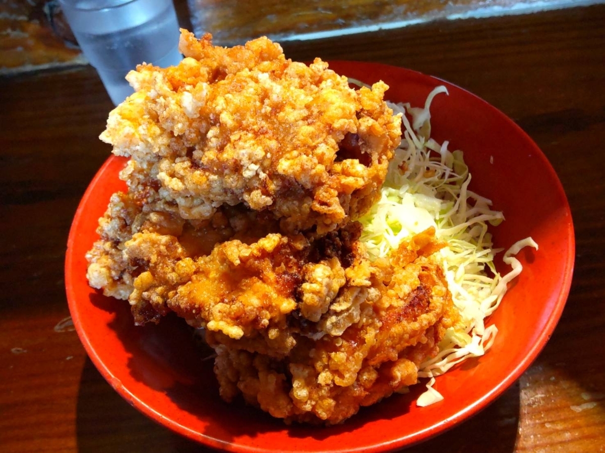 大和屋 人気メニュー とり唐揚丼 値段 口コミ 感想 レビュー