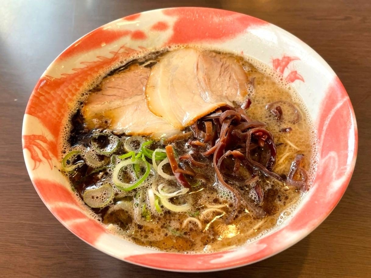 拉麺 空海 メニュー レビュー 口コミ 那珂川本店 黒とんこつラーメン