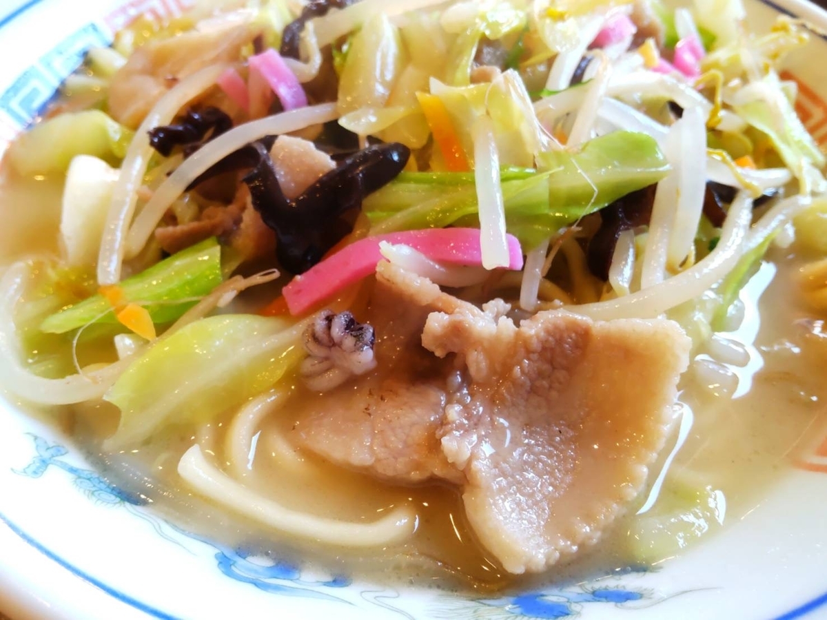 長崎亭 メニュー 那珂川店 ちゃんぽん 口コミ レビュー