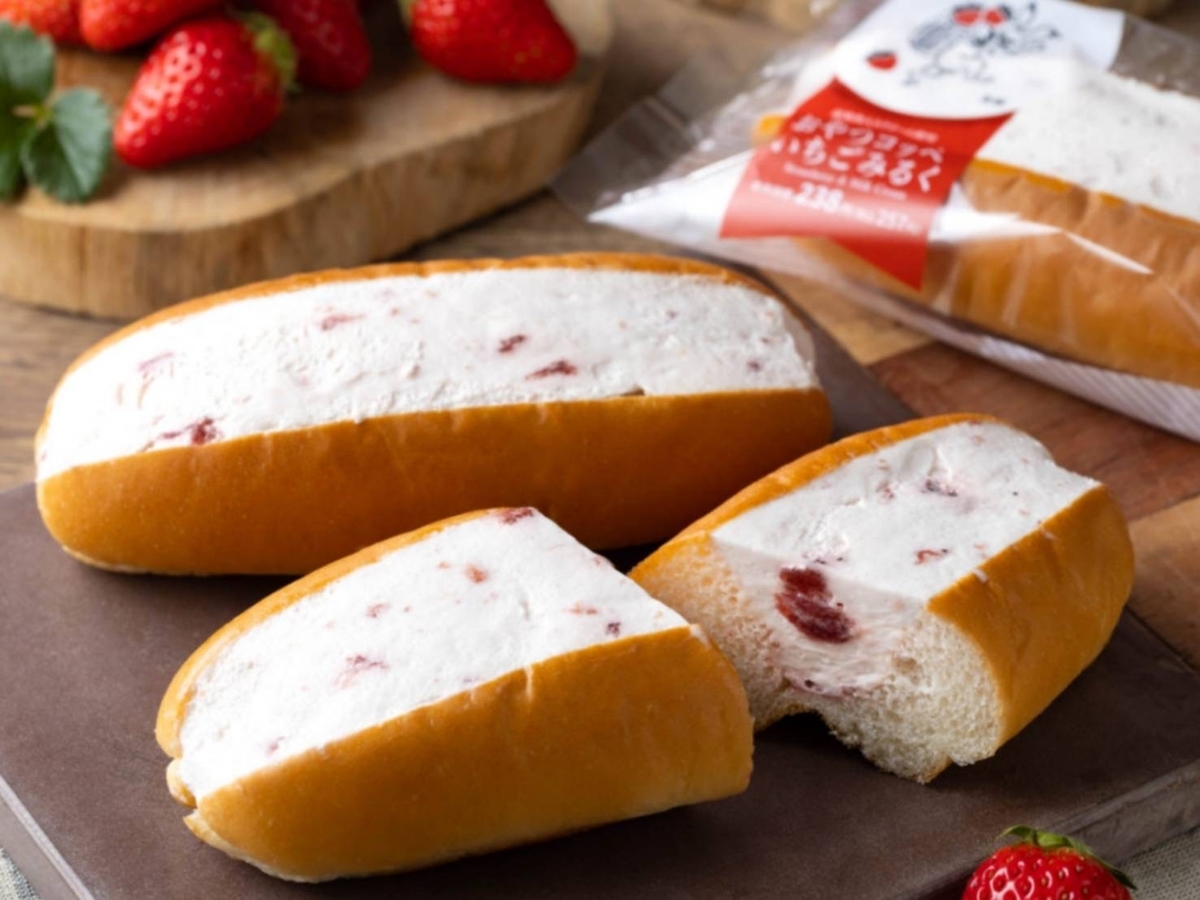 ローソン いちびこ おやつコッペいちごみるく 値段 いつまで レビュー