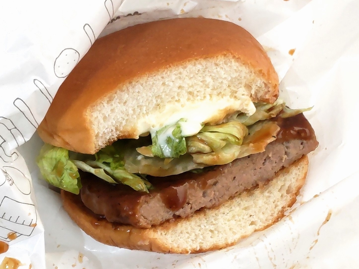 モスバーガー「クリームチーズテリヤキバーガー」を食べた感想【口コミ