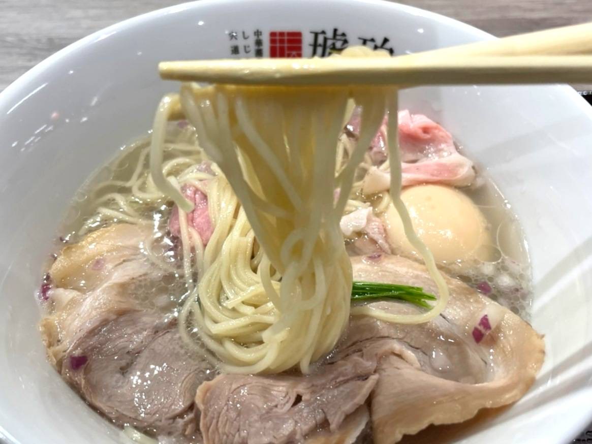 宍道湖しじみ中華蕎麦 琥珀 メニュー 塩ラーメン レビュー ららぽーと福岡店