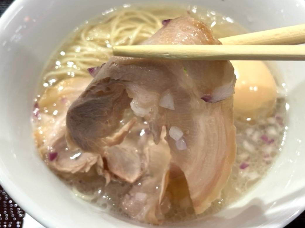 宍道湖しじみ中華蕎麦 琥珀 メニュー 塩ラーメン レビュー