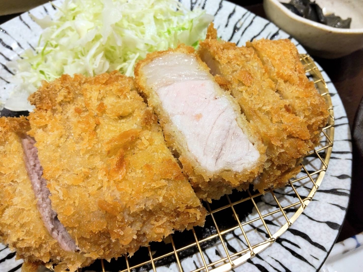 とんかつ知青 メニュー 上ロースかつ御膳 口コミ レビュー