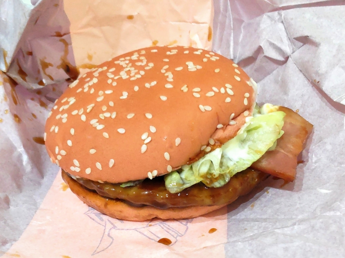 マック 赤いガーリックてりやき 中身 口コミ レビュー 評価