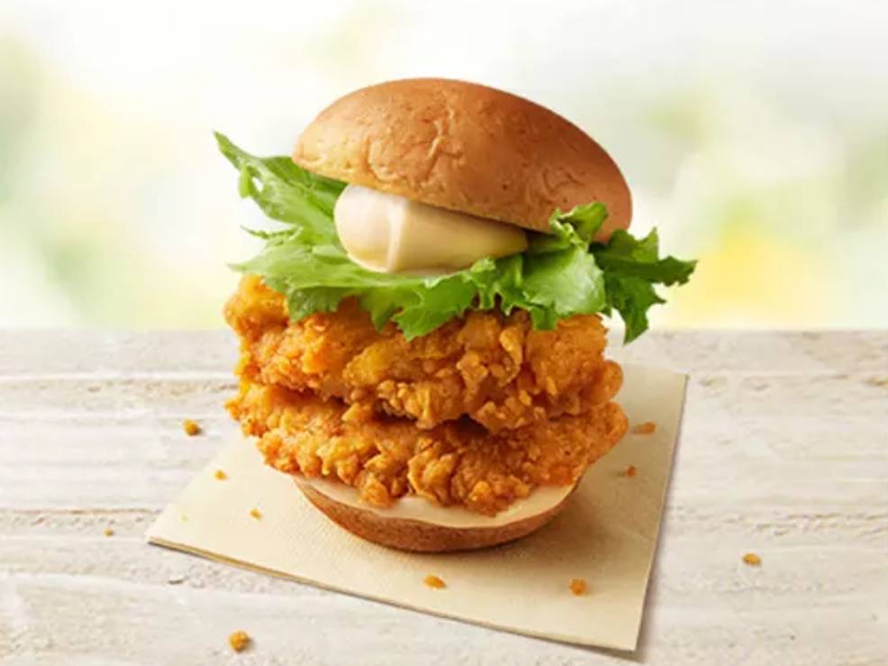 ケンタッキー ダブルチキンフィレバーガー 値段 カロリー 口コミ レビュー