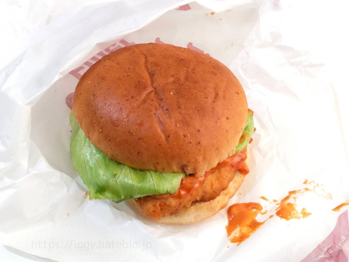 ケンタッキー 辛口チキンフィレバーガー まずい?美味しい 口コミ