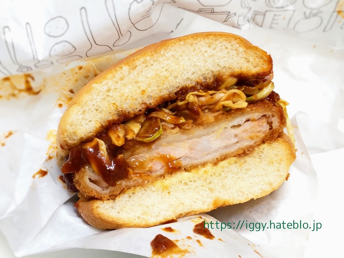エビグラスソースの海老カツバーガー まずい？美味しい 口コミ レビュー