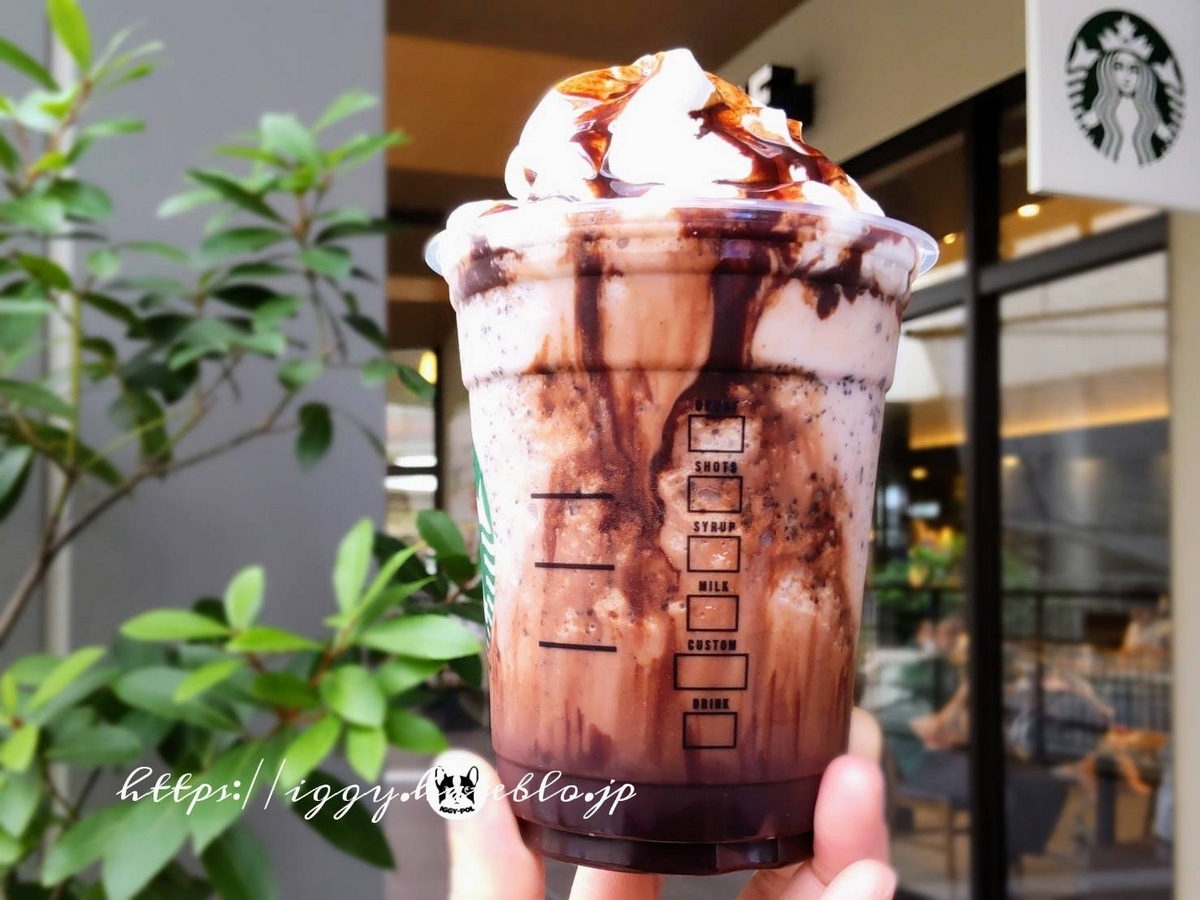 ダブルチョコレートフラペチーノ 無料カスタム スタバ 口コミ