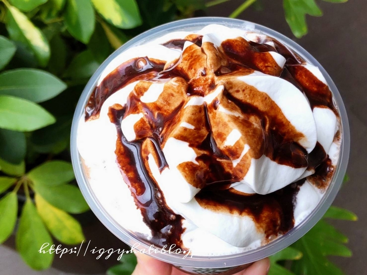 ダブルチョコレートフラペチーノ 無料カスタム カロリー 口コミ レビュー