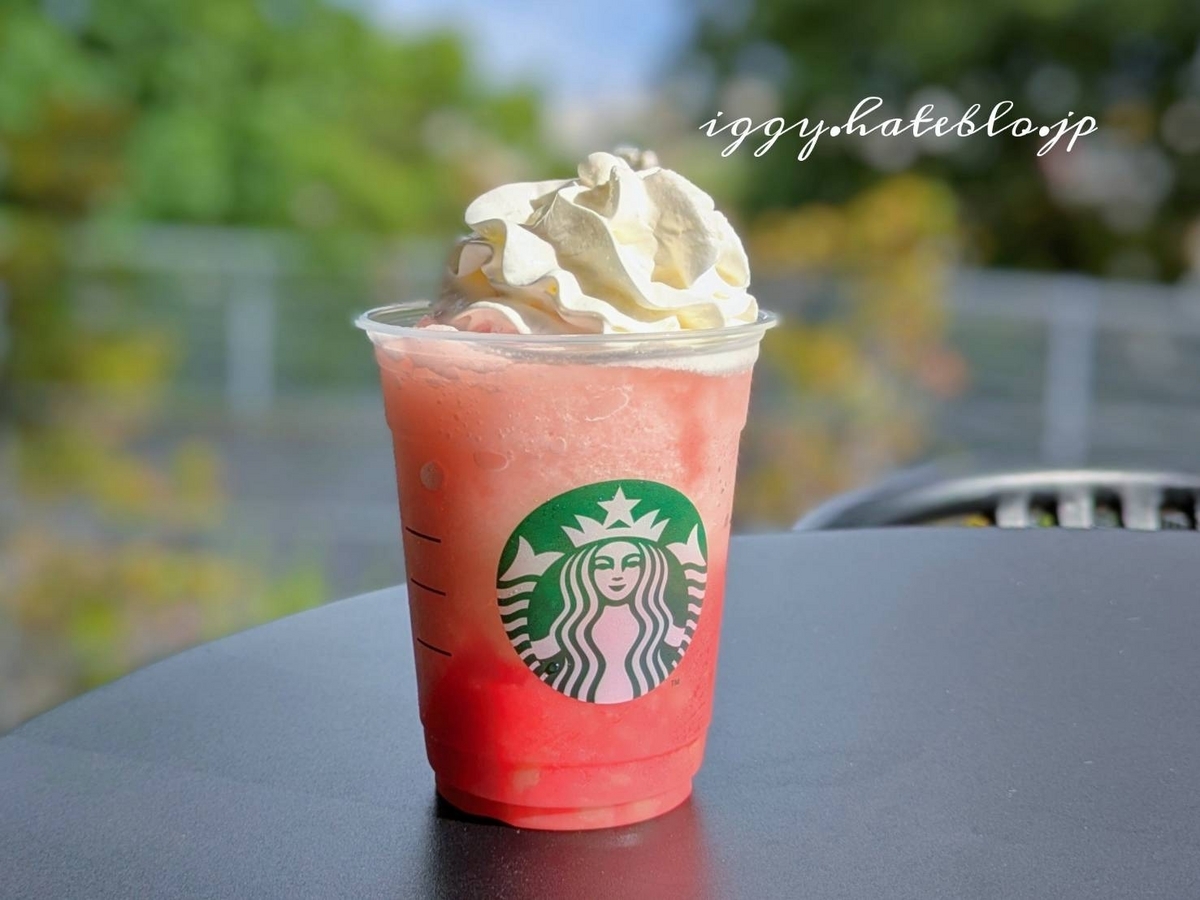 スタバ 桃 カスタム ラブ＆ピーチフラペチーノ 中身 口コミ レビュー