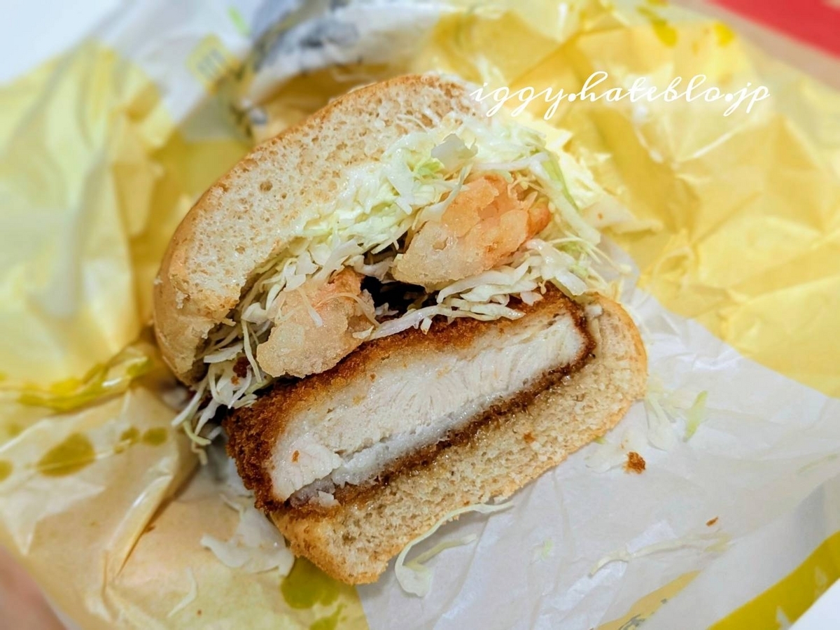 ケンタッキー 海老しおチキンカツバーガー 値段 口コミ レビュー