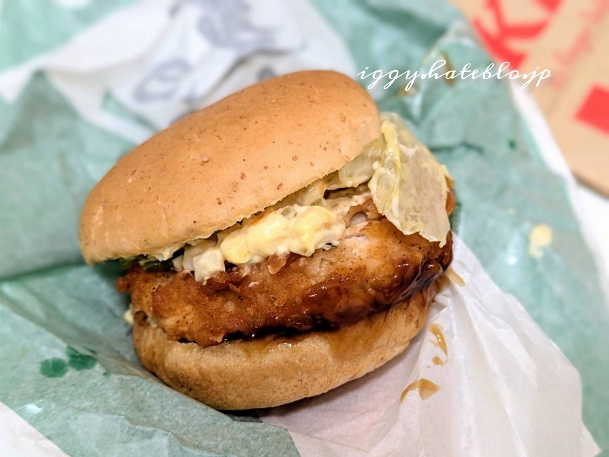 ケンタッキー チキン南蛮フィレバーガー まずい？美味しい 口コミ レビュー