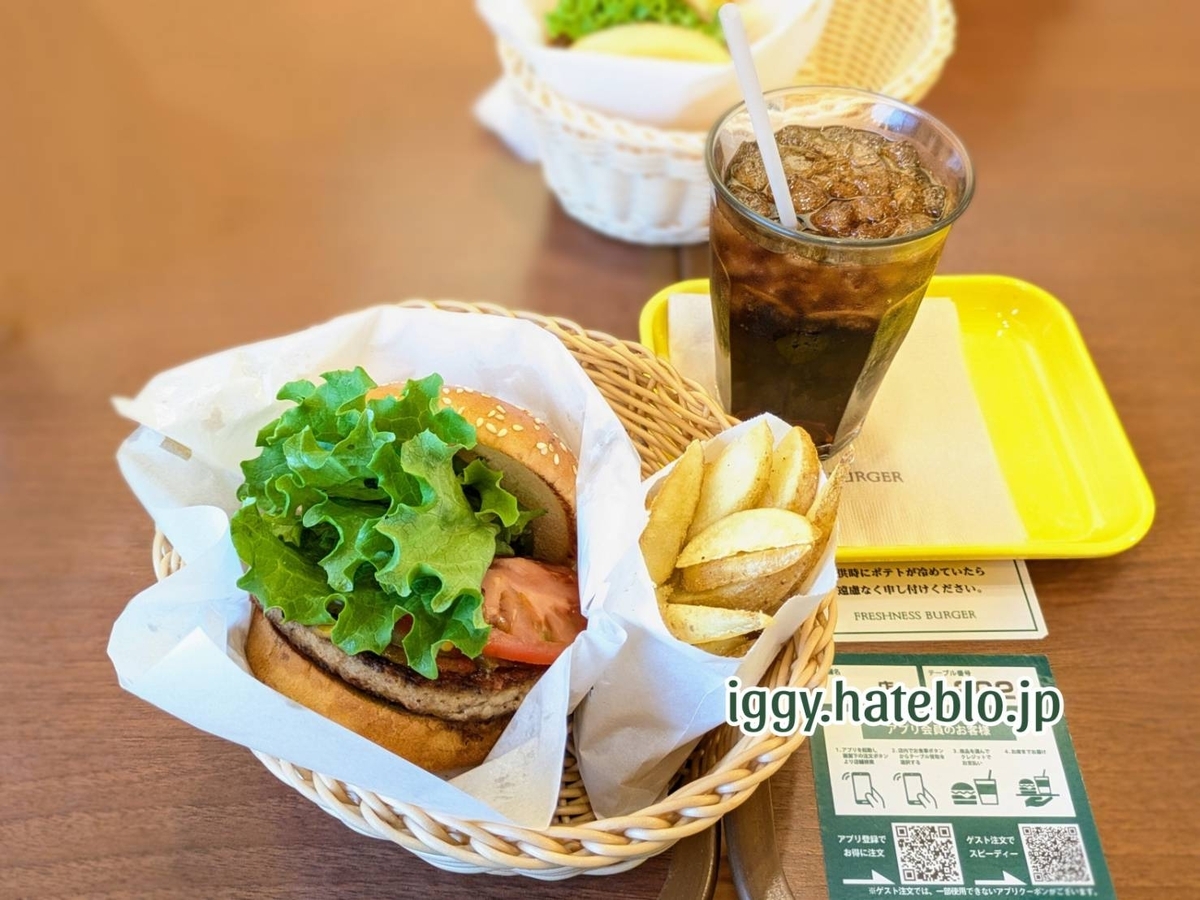 フレッシュネスバーガー 人気メニュー クラシックチーズバーガー カロリー 口コミ レビュー
