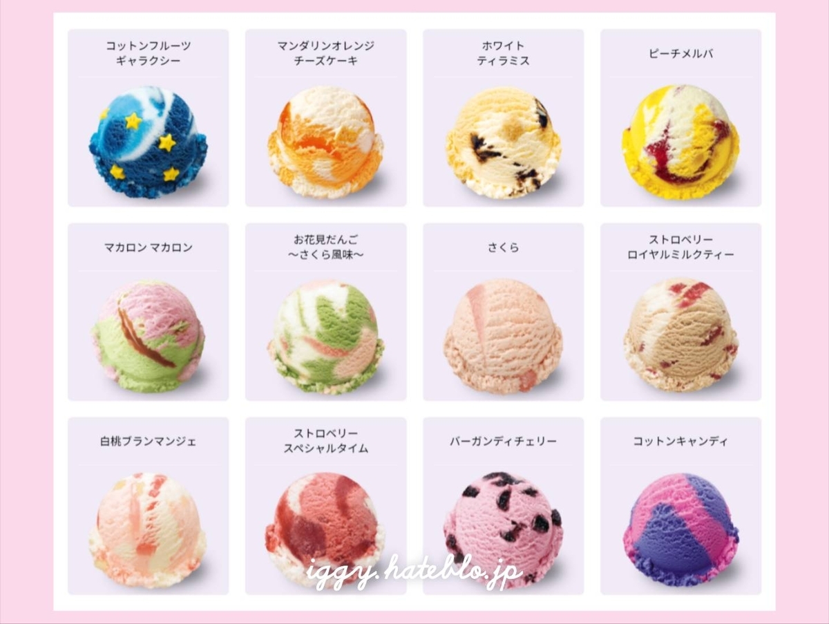 サーティワン 期間限定 メニュー一覧 カロリー 4月 2026