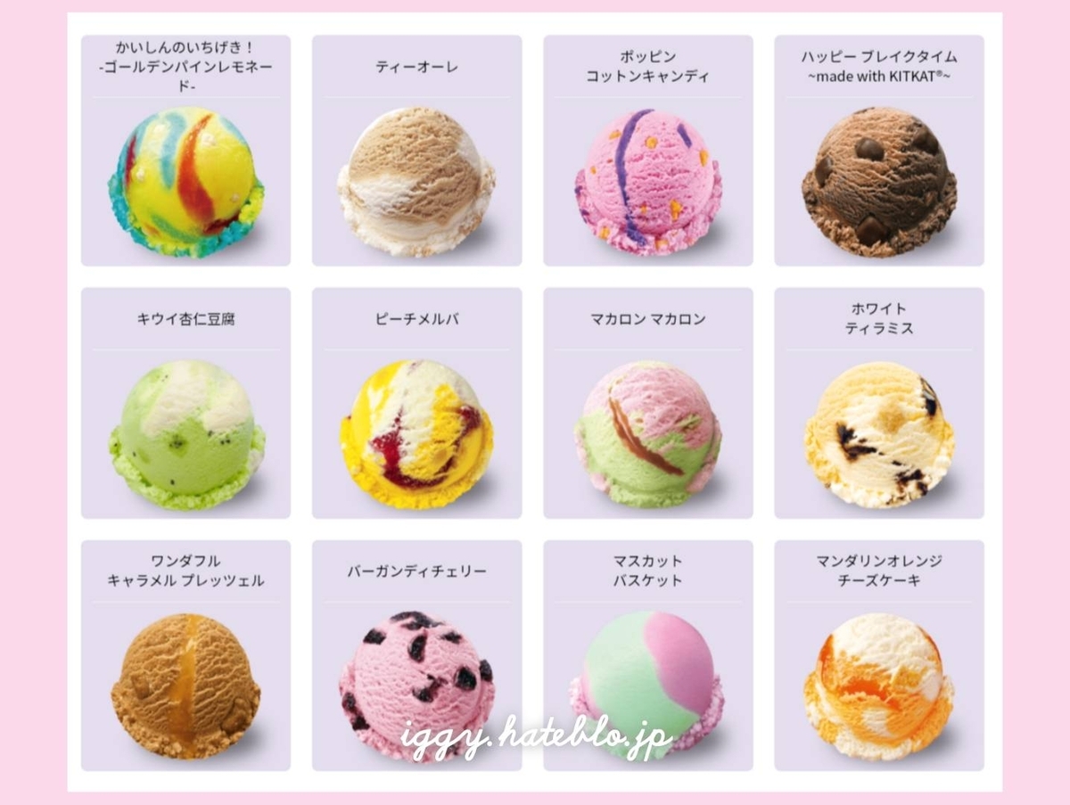 サーティワン メニュー 6 月