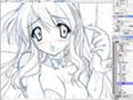[お絵描き]みくる本裏表紙（線画）