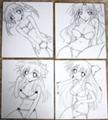 [お絵描き]色紙4枚その1