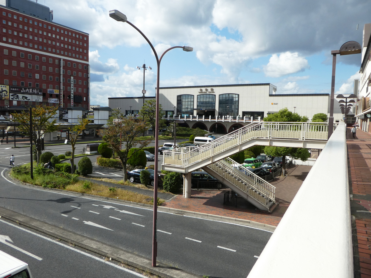 Jr倉敷駅のペデストリアンデッキ 岡山県倉敷市 合原ちひろの絵日記 鹿児島市