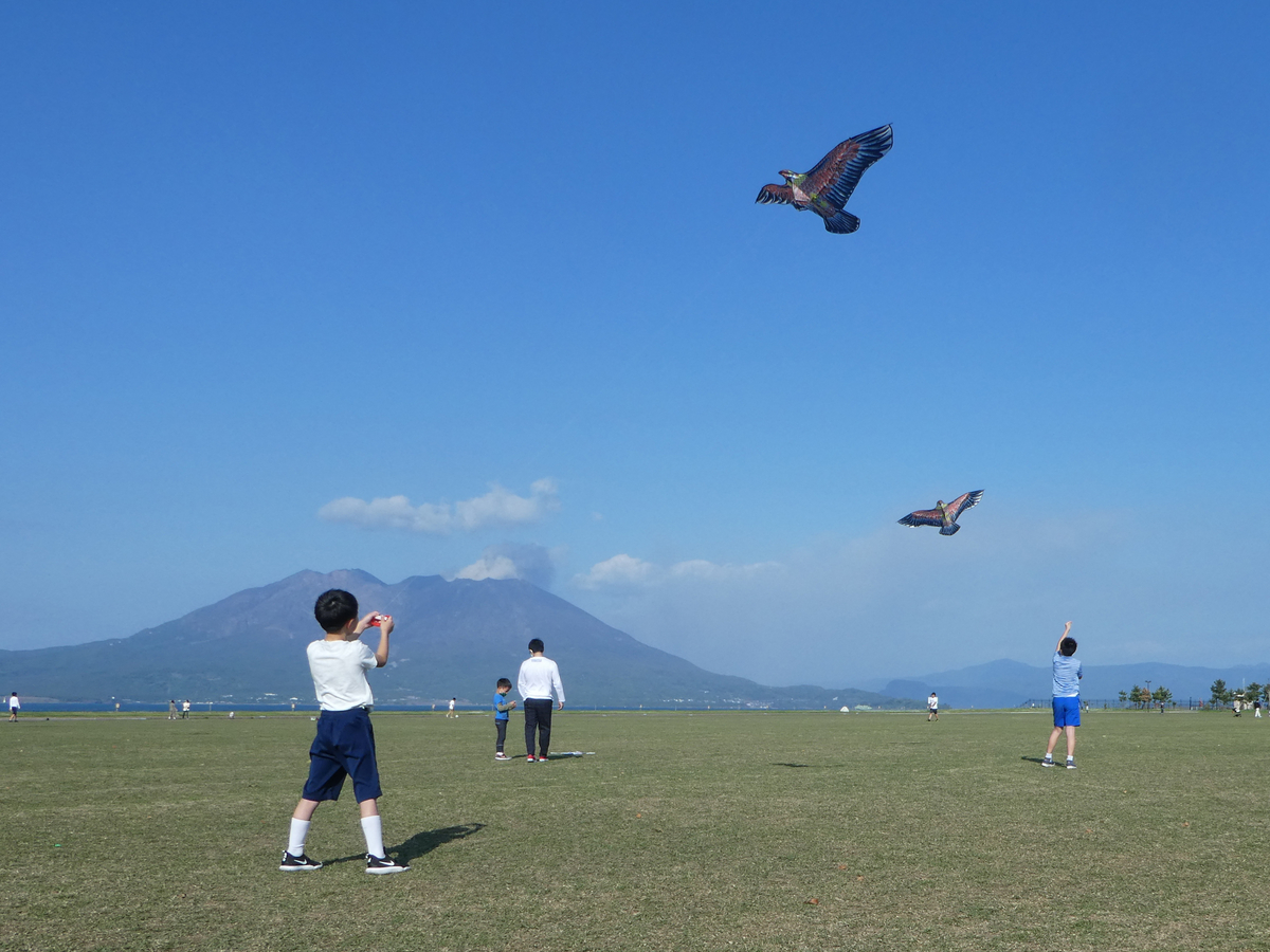 凧揚げ　マリンポート