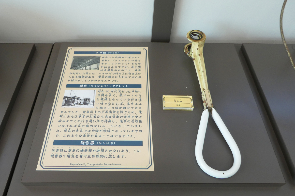 資料展示室　鹿児島市交通局