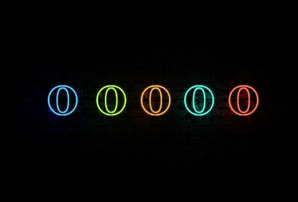 Opera neon icon - Neon icons