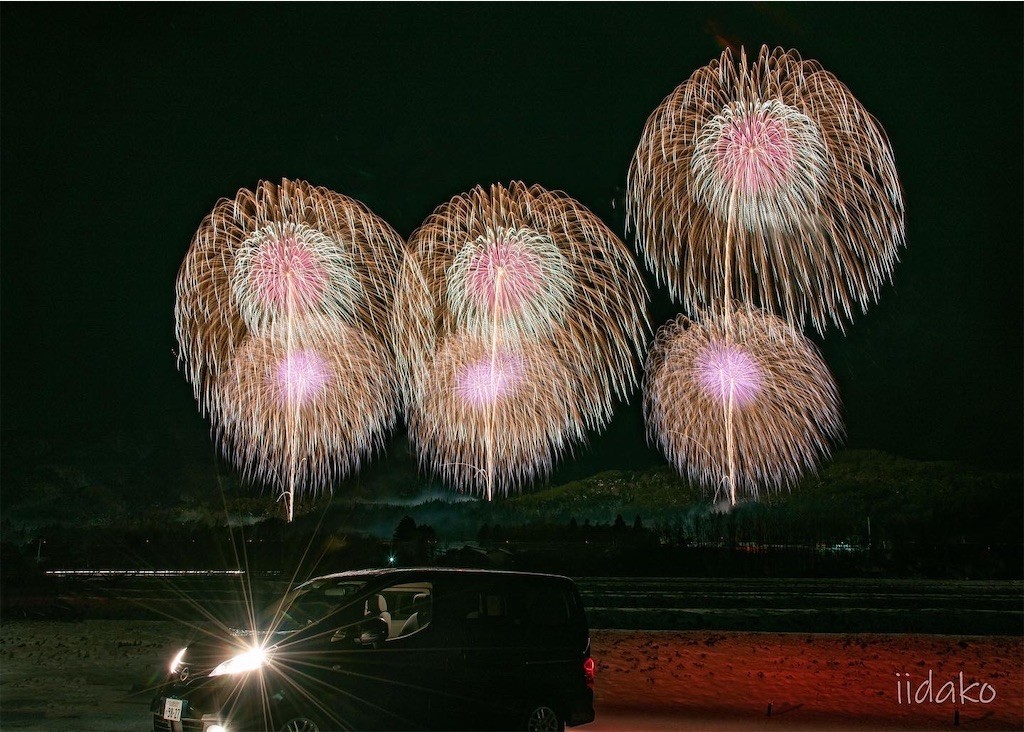七久保 大晦日新春花火22 いいだこの花火撮影日記