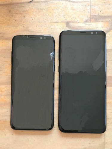 GalaxyS8とGalaxyS8+比較