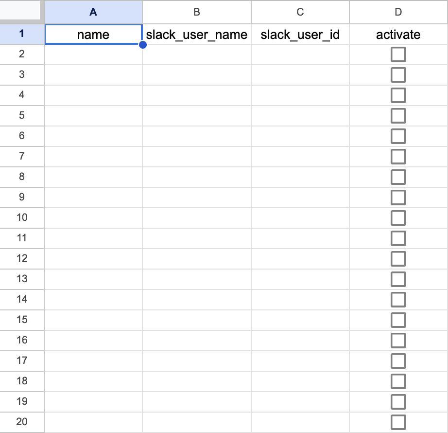 Spreadsheet